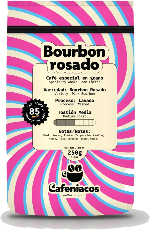 Bolsa de café Bourbon Rosado